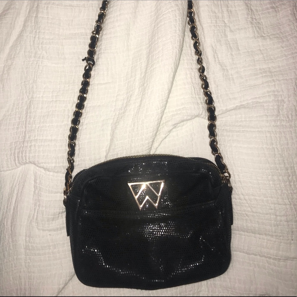 Black sparkly Kelly Wynne Mingle Mingle Mini
